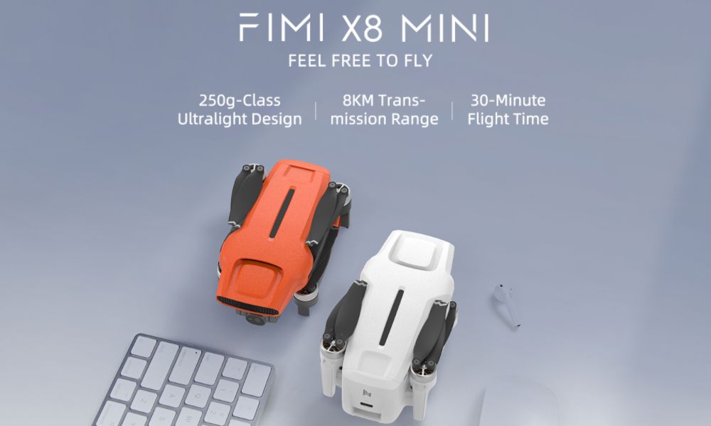 Flycam Xiaomi Fimi Mini Camera 4K, Chống Rung, Bay Xa 8 Km